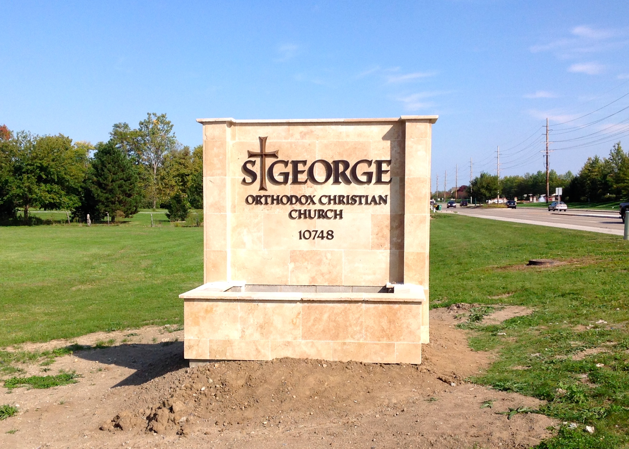 Monument Signs for St George Church in Vancouver