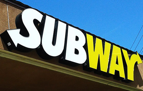 Channel Letter Sign for SUBWAY in Vancouver