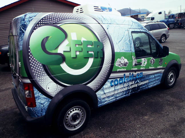 Advertising Custom Van Wrap for Efer