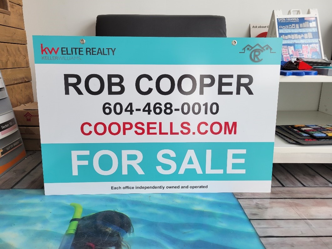 Custom Real Estate Signs for Property Vancouver
