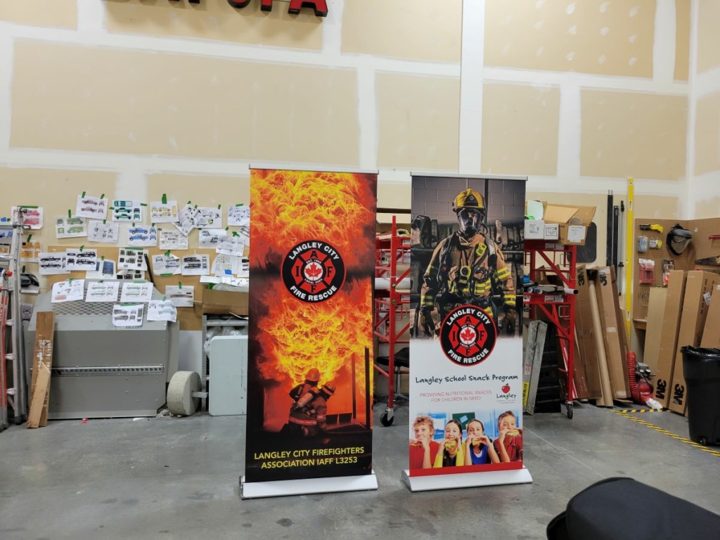 Langley City Fire Rescue Retractable Banner