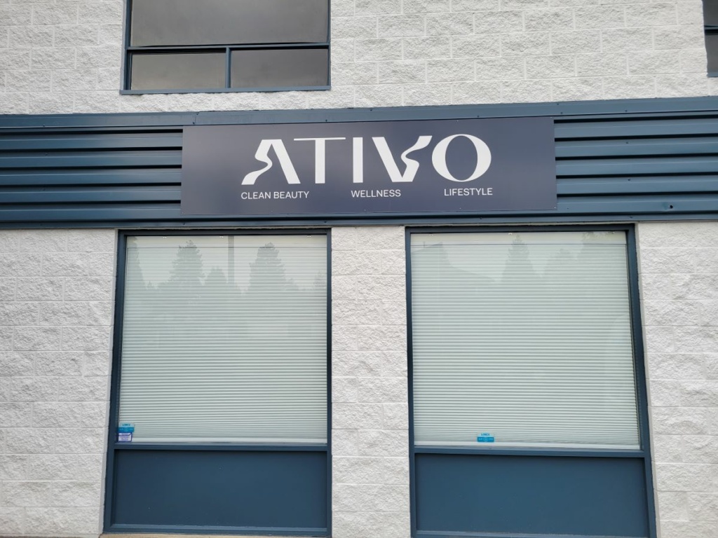 Custom Business Signage for Ativo in Vancouver