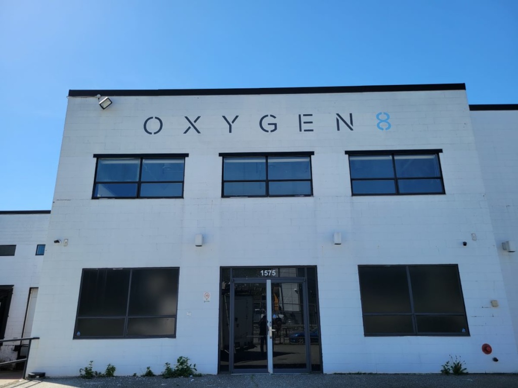 Custom Outdoor Building Signage for OXYGEN 8
