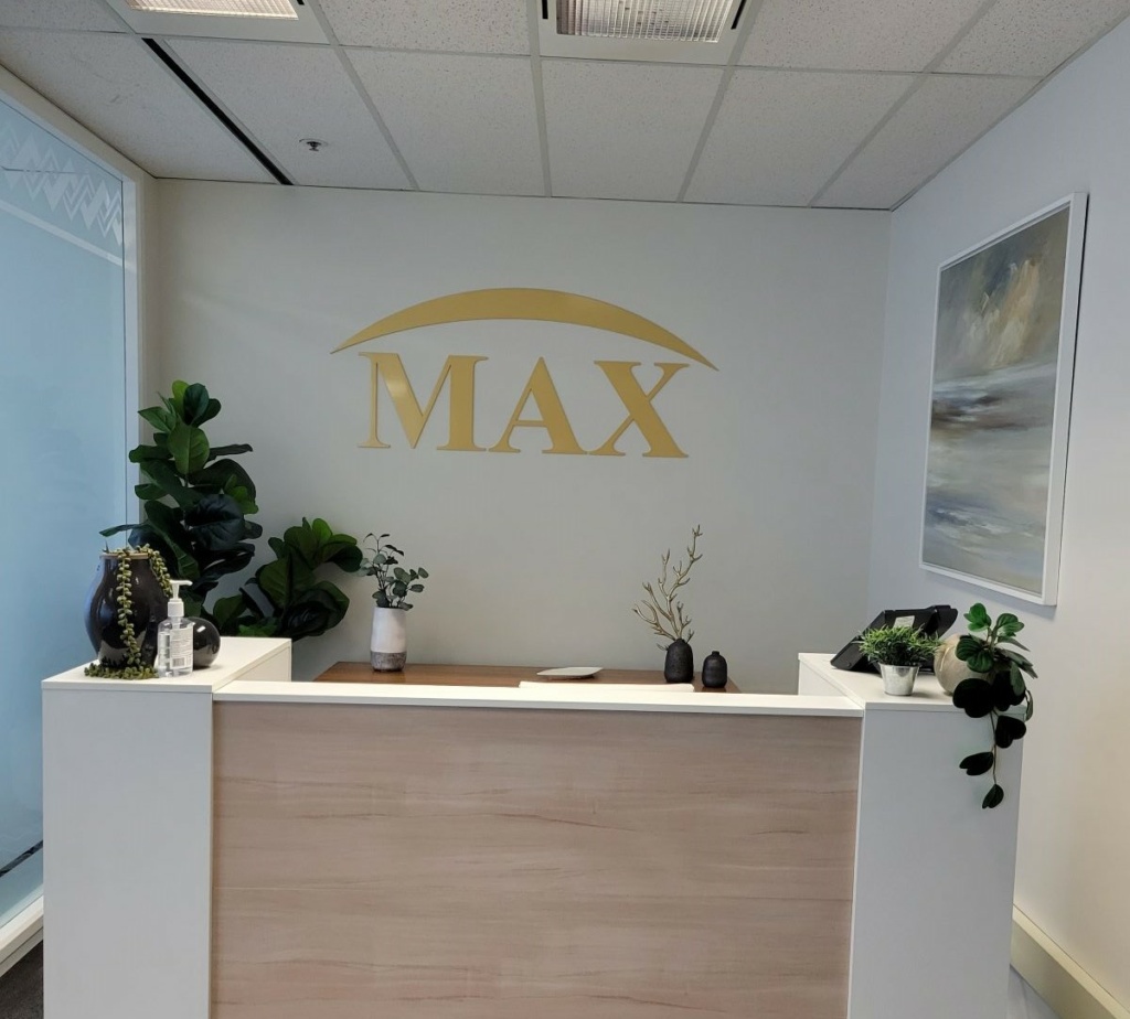 MAX Custom Reception Signage For Offices