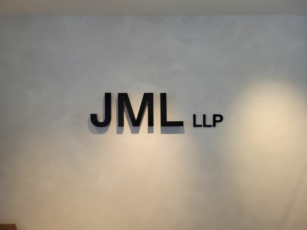 JML Indoor Channel Letters Custom Business Signs
